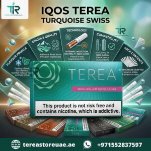 IQOS Terea Turquoise Swiss in Dubai UAE