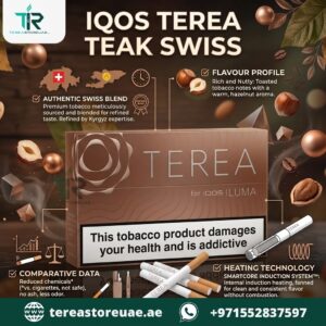 IQOS Terea Teak Swiss in Dubai UAE