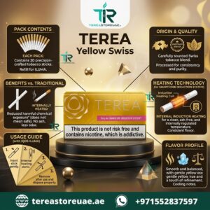IQOS Terea Yellow Swiss in Dubai UAE