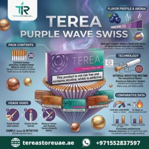 IQOS Terea Purple Wave Swiss in Dubai UAE