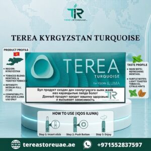IQOS TEREA Turquoise Kyrgyzstan in Dubai UAE