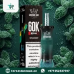 Al Fakher Crown Bar E Hose X 60000 Puffs SPEARMINT in Abu Dhabi, Dubai, Sharjah, Al Ain, Ajman, Ras Al Khaimah Fujairah, UAE