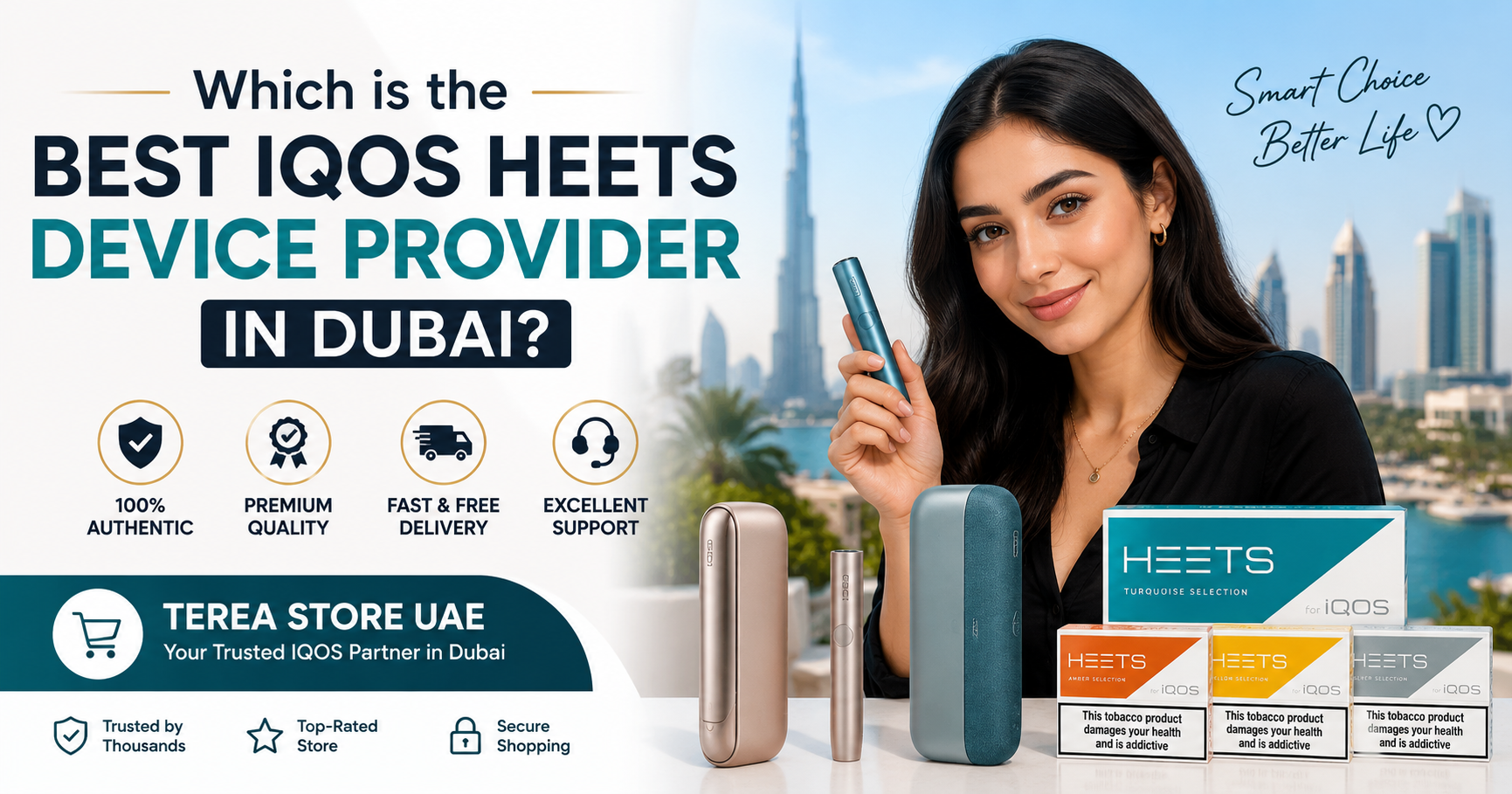 Which is the best IQOS Heets device provider in Dubai