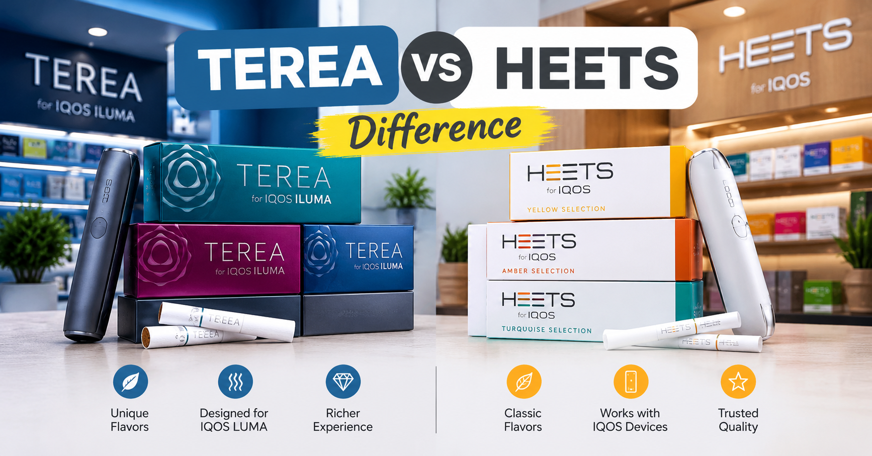 TEREA vs HEETS difference