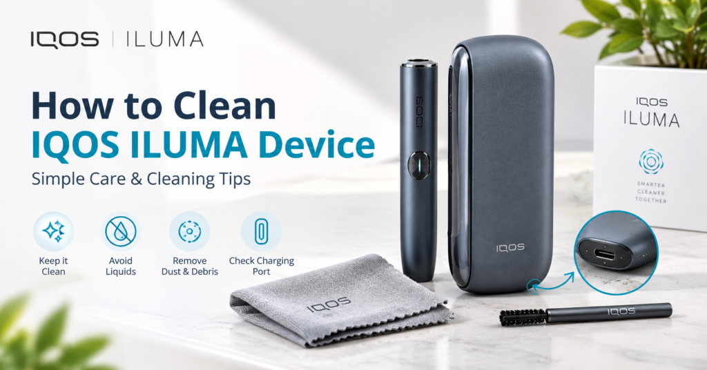 how to clean IQOS ILUMA device