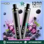 HQD Black Ice 1200 Puffs Cuvie Plus Disposable Vape 50mg in the UAE