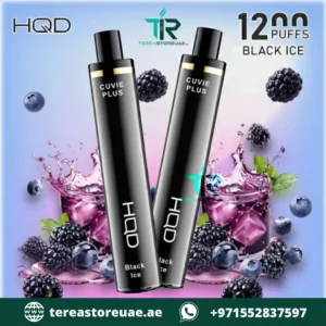 HQD Cuvie Plus Black Ice 1200 Puffs Disposable Vape In Dubai