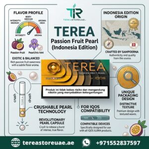 IQOS TEREA Passion Fruit Pearl Indonesia Edition in Dubai UAE