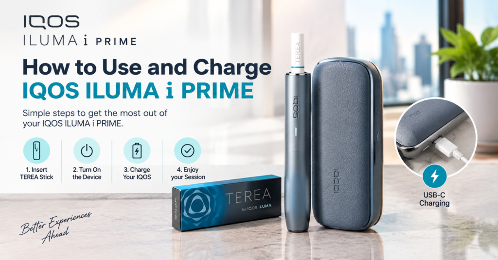 How to Use and Charge IQOS ILUMA i PRIME