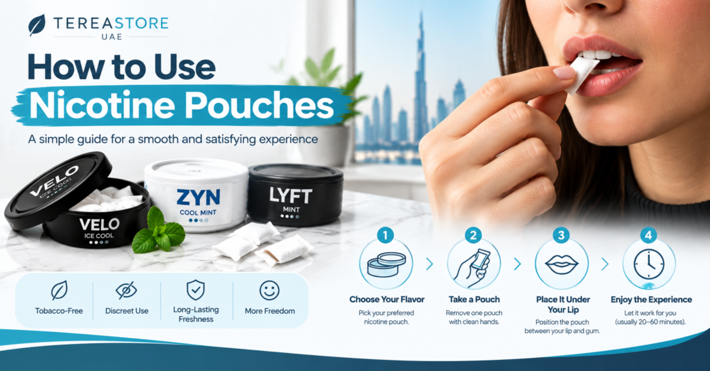how to use nicotine pouches