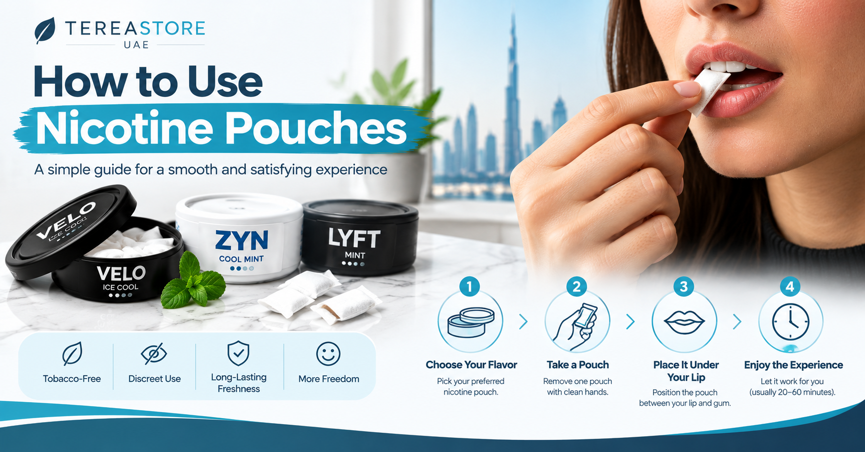 how to use nicotine pouches