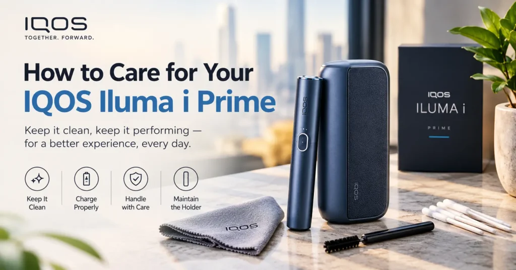 How to Care for Your IQOS Iluma i Prime
