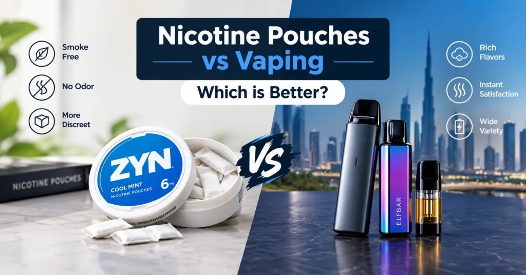 nicotine pouches vs vaping — which is better
